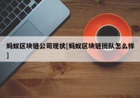 蚂蚁区块链公司现状[蚂蚁区块链团队怎么样]